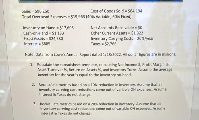 picture and include formulas to help learn how to do! RETURN ON