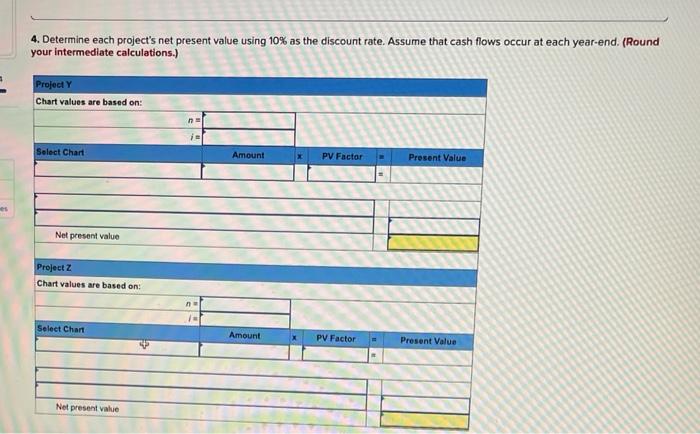 for new machinery with a six-year life and no salvage value. Project
