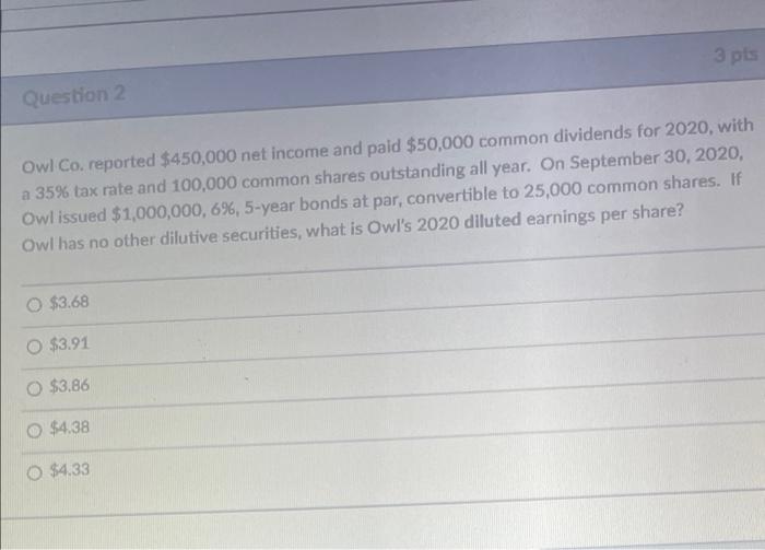 a $200,000 NOL on Form 1120. In 2020, Owl expects taxable income