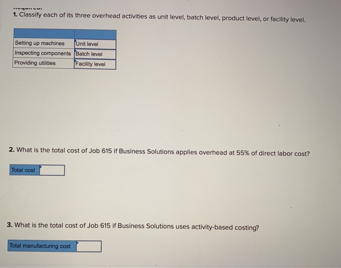 work Serial Problem Business Solutions LO P3 After reading an article about