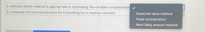 1, Consulting inc. enters into a contract with a customer to build