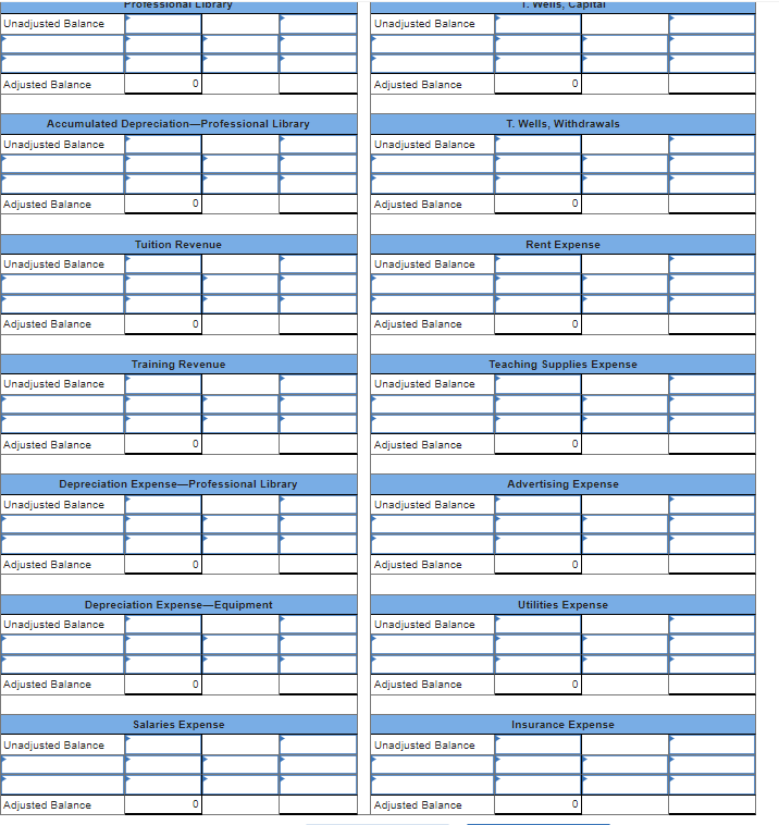 the questions displayed below.] Wells Technical Institute (WTI), a school owned by