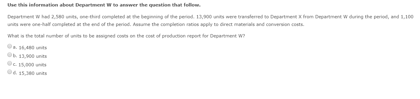 No need to show work, I will upvote correct answer Use this