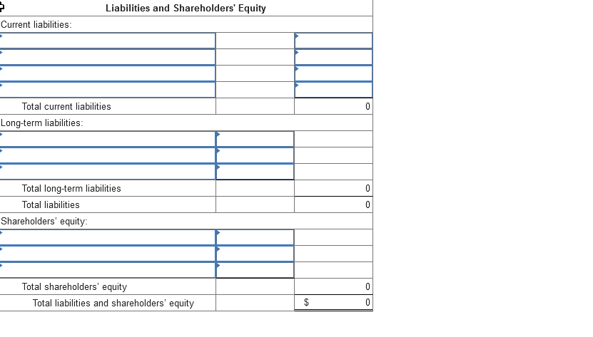 prepaid insurance, $26,000. b. Investments: investment in equity securities, short term, $91,000,
