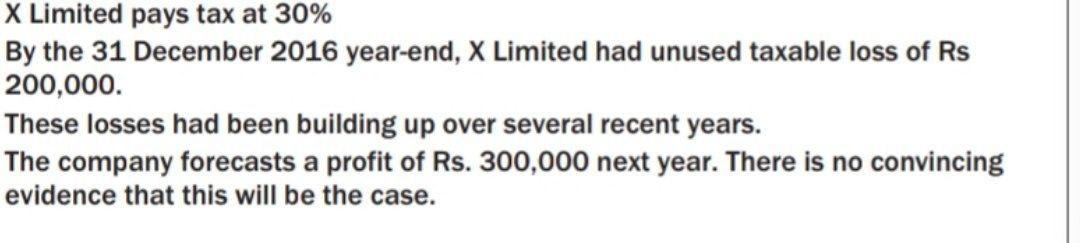 I need the answer as soon as possible X Limited pays tax