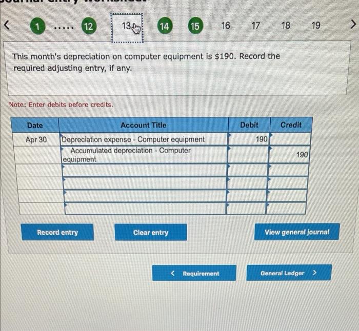 owner's withdrawals account. Note: Enter debits before credits. Date Account Title Debit