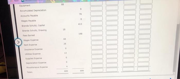 offers security services to business clients. The trial balance for Alert Security