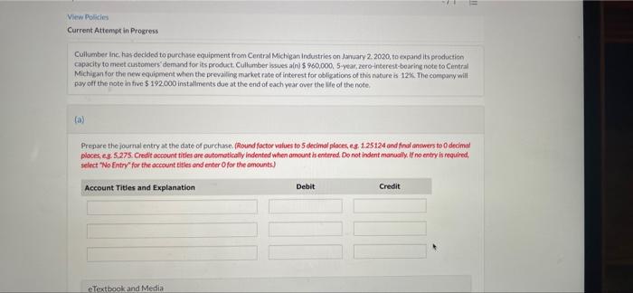  View Policies Current Attempt in Progress Cullumber Inc. has decided to