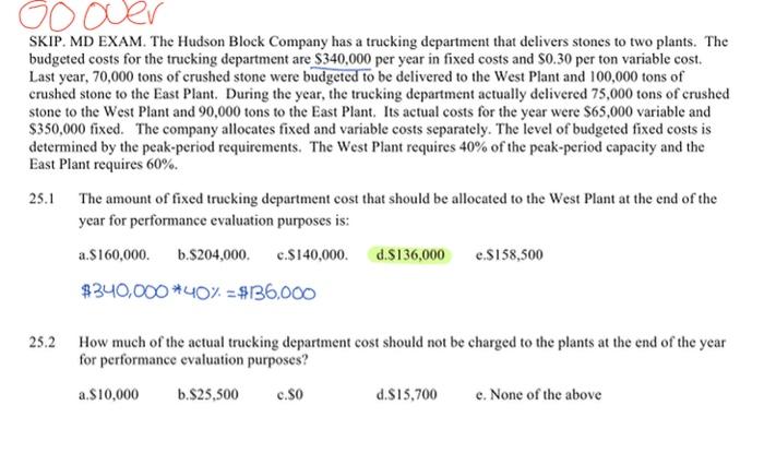 capacity to produce 25,000 units of part WD26 per year. Division A