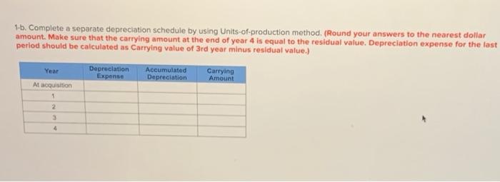 your answers to the nearest dollar amount. Make sure that the carrying