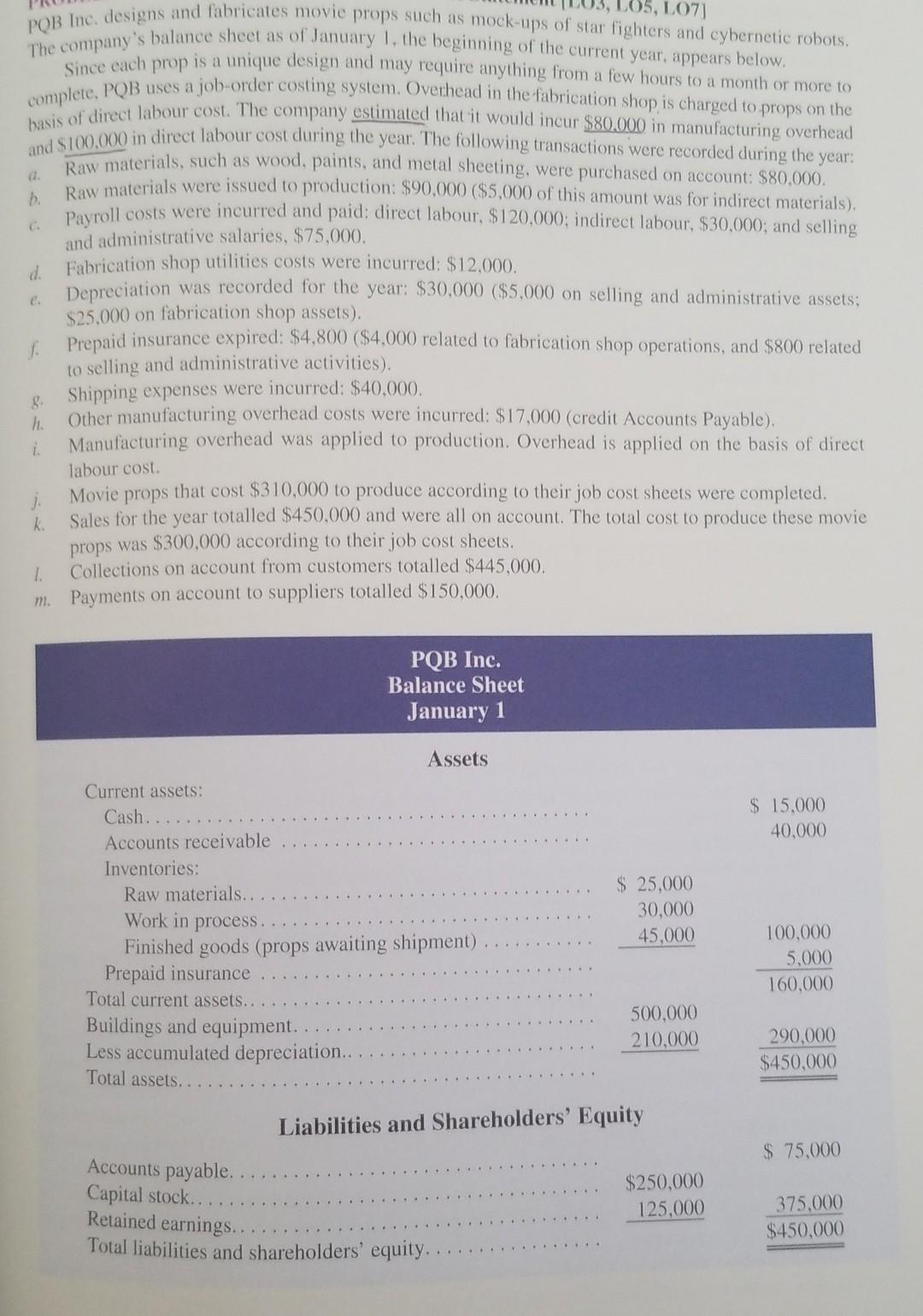  need number 2 please write clearly or by keyboard PQB Inc.