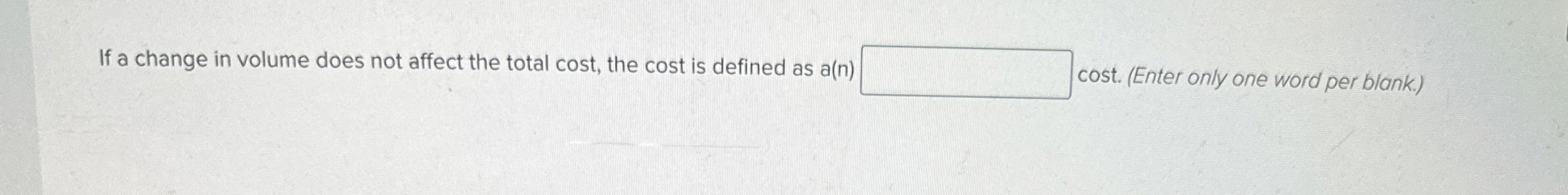  A cost that changes proportionately in total as the activity level