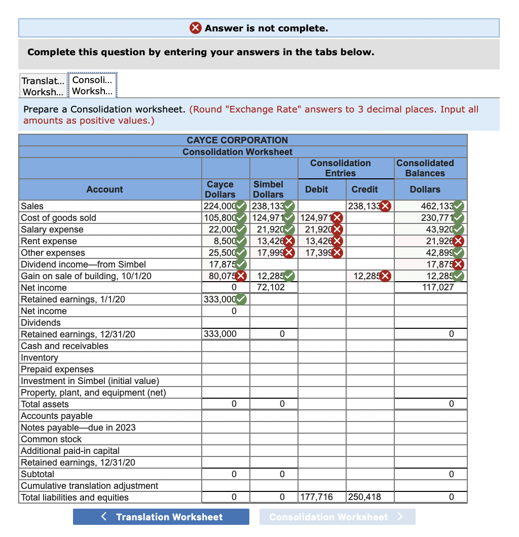 Simbel Company for consideration transferred with a fair value of $138,600. Cayce