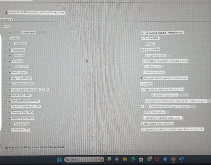  Moving to another question will save this response. Question 1 Pareo