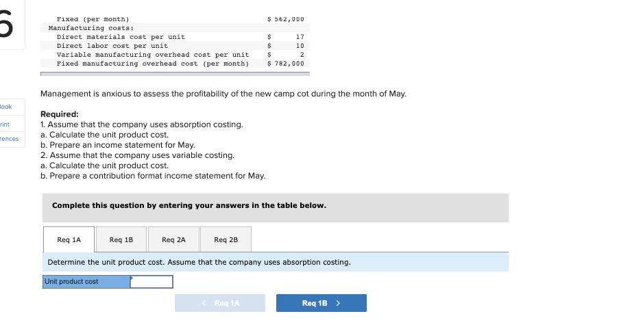 Income Statements; Explanation of Difference in Net Operating Income (LO6-1, LO6-2, LO6-3]