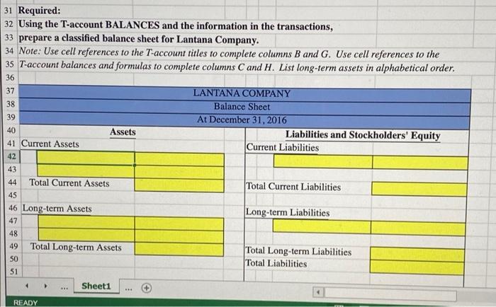 provided you with the transactions that occurred during its first month of