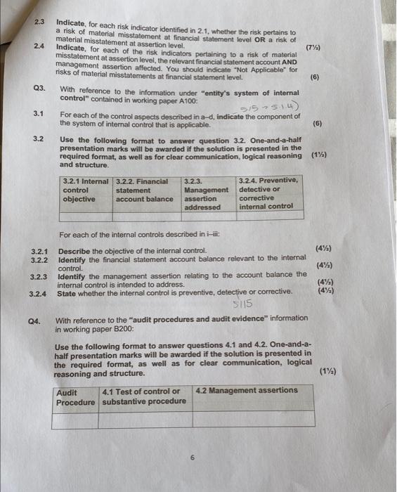 fans. Preliminary engagement activities and planning Q1 As required by the International