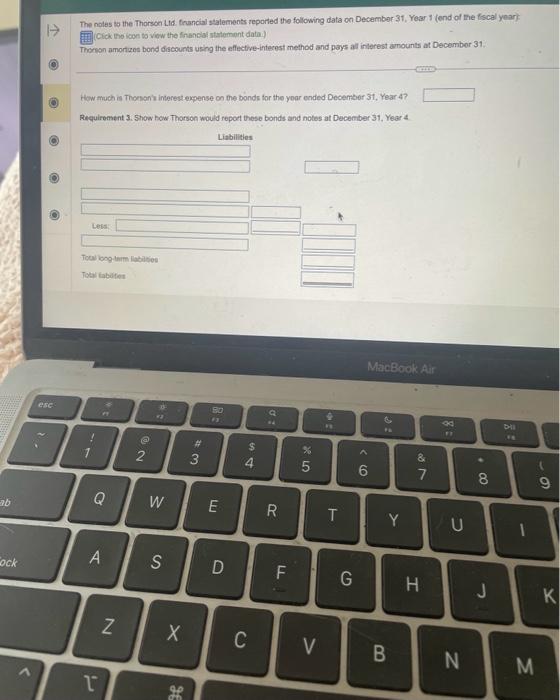 year): ew the financial statement data.) d discounts using t Data table