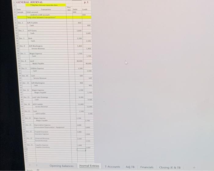 statement of retained earnings, balance sheet, closing journal, and post closing trial