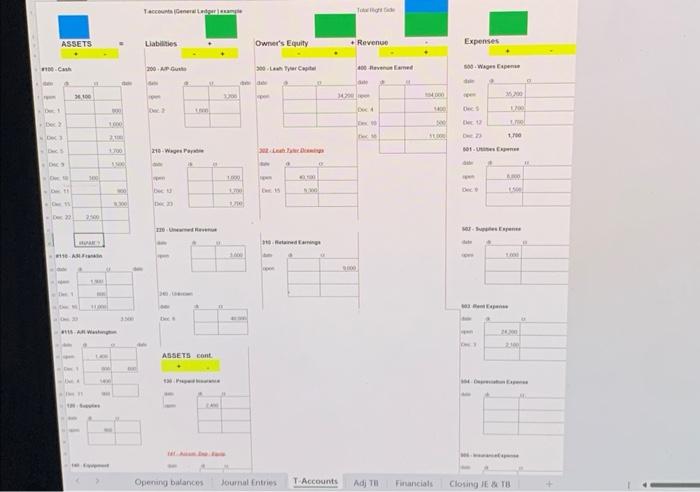 balance. explaining your work would be appreciated. if you notice any errors