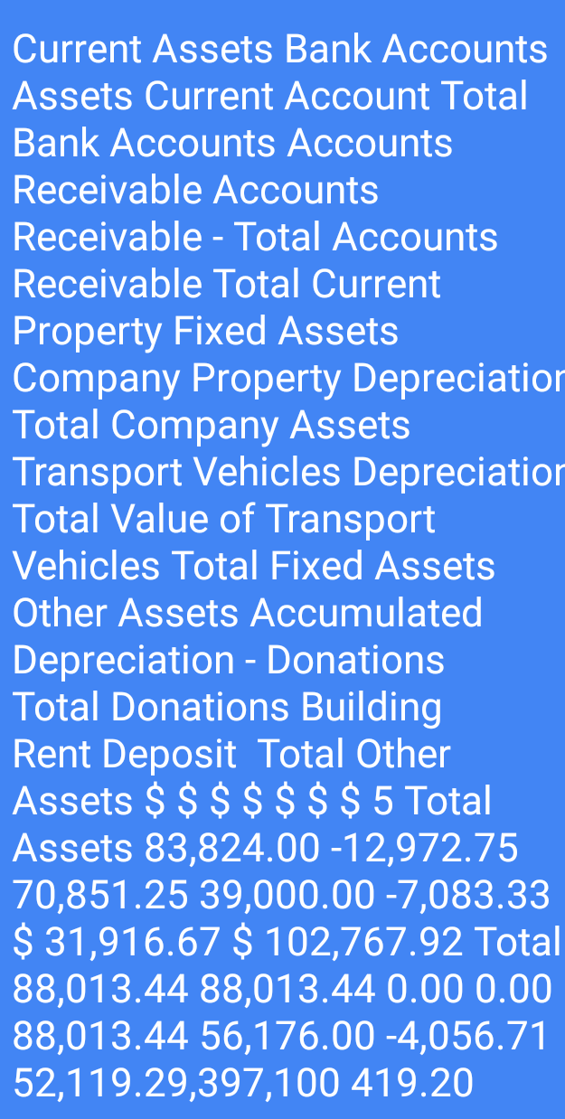  Examine the balance sheet statement. And based on the assets account,