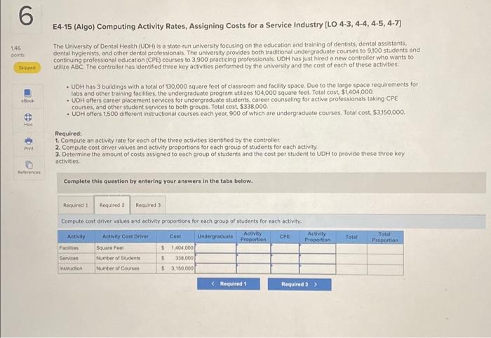 [LO 4-3, 4-4, 4-5, 4-7] The University of Dental Health (UDH) is