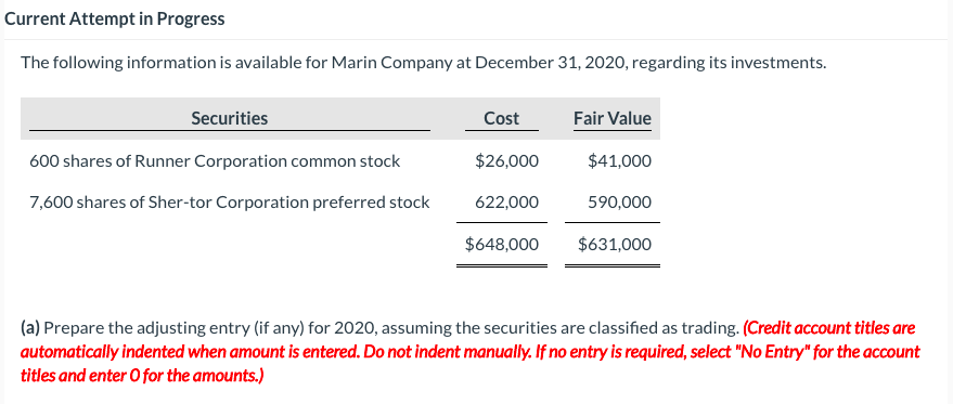 . Current Attempt in Progress The following information is available for Marin