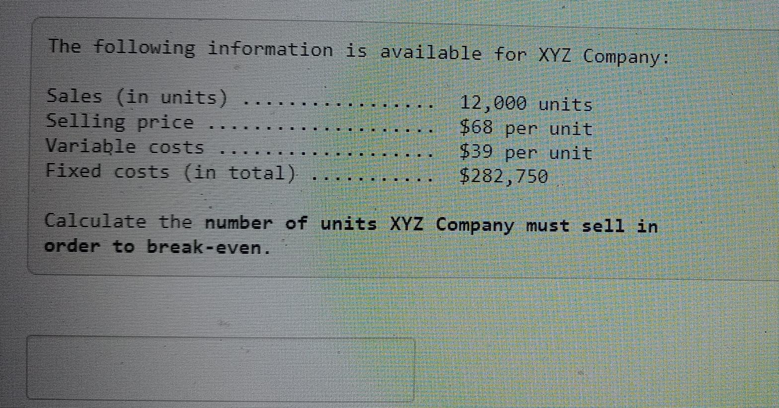  please explain how you got the answer as I have the