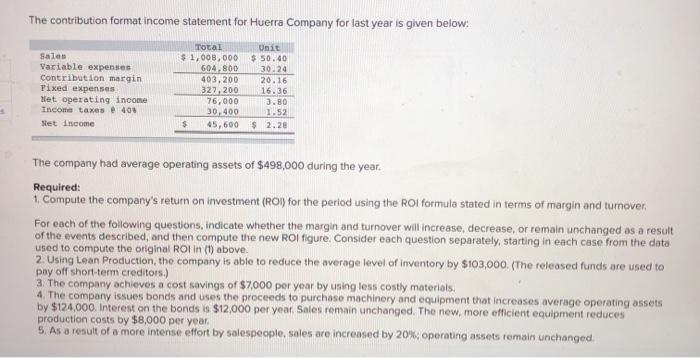 i need help for 5,6 and 7 please show work The contribution