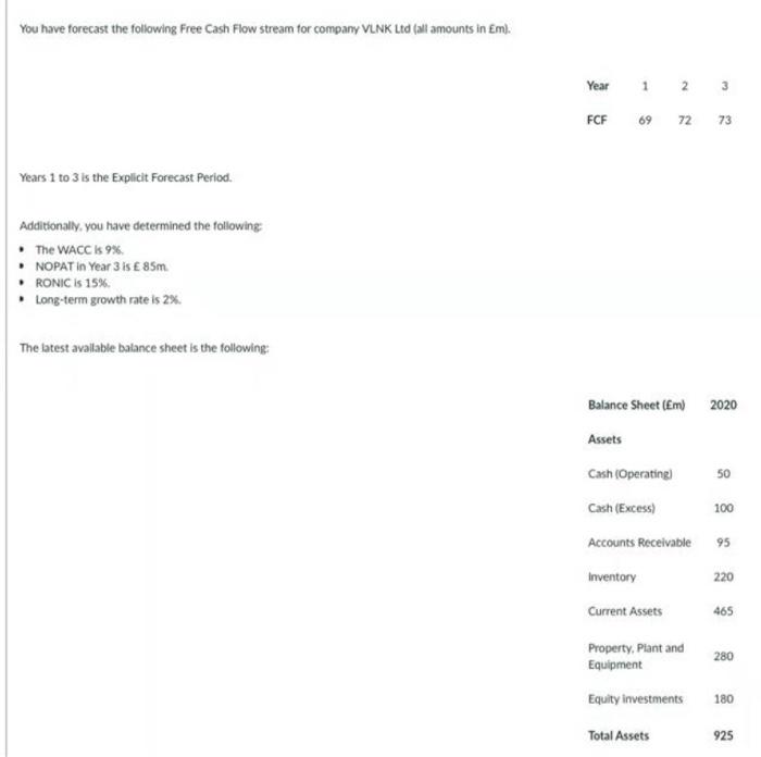 what is the firms equity value?step by step solution please You have