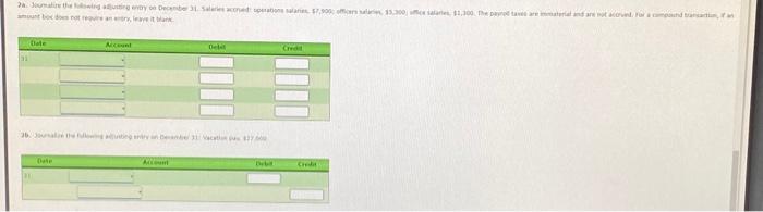 payroll. A summary of the parroli recard foliows: Payroll Accounts and Year-End