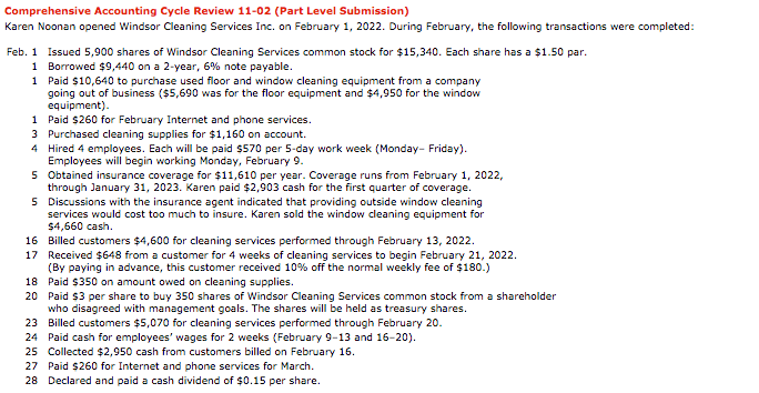 Help me solve the numbers needed Comprehensive Accounting Cycle Review 11-02 (Part