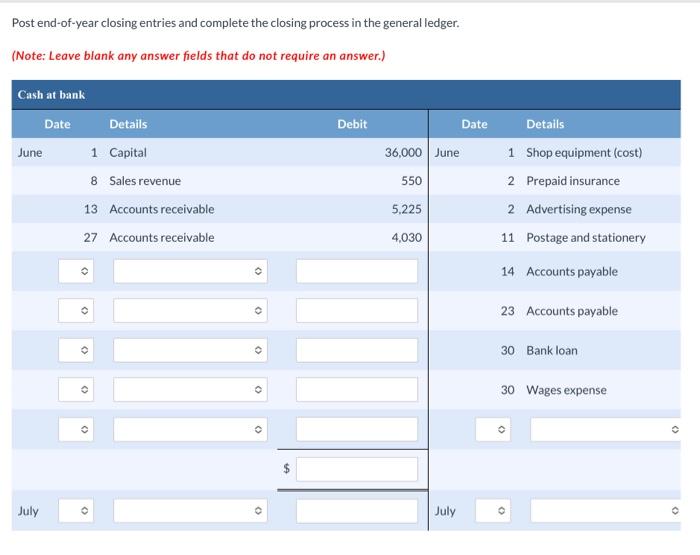 2 Advertising expense 11 Postage and stationery 14 Accounts payable 23 Accounts