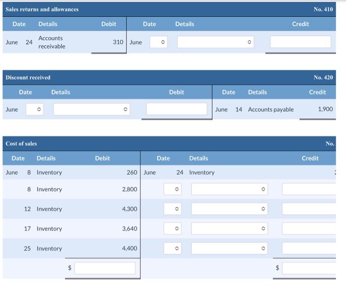 Debit & Date \\( \\quad \\) Details & Credit \\\\ \\hline &