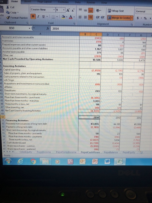 What were these two companies' trends in net cash provided by operating