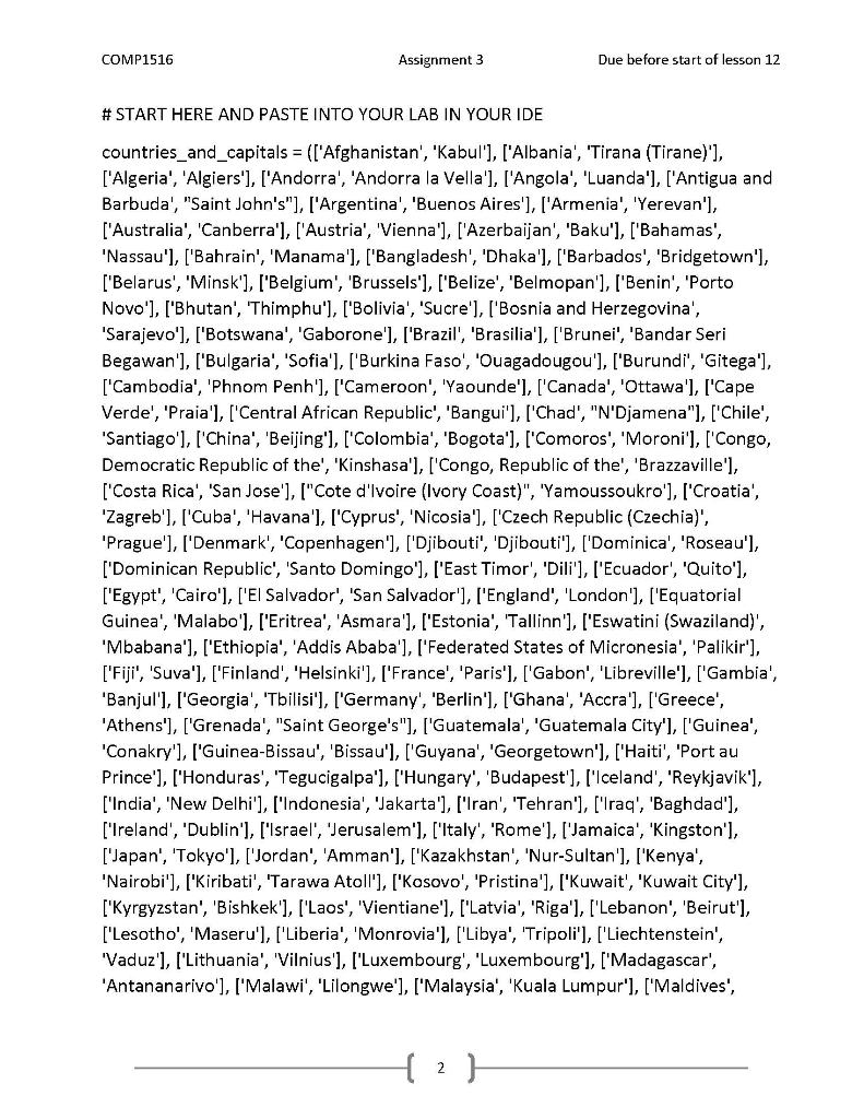 as a verb, has DocString comments, follows good indentation and other style