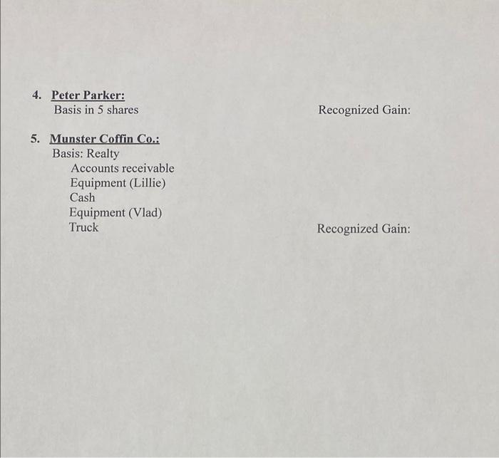 Return for Munster Coffin Company Herman Munster, Lillie Munster, and Vlad Munster