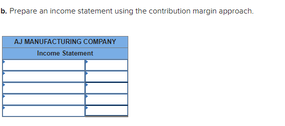 LO 11-3 AJ Manufacturing Company incurred $56,500 of fixed product cost and