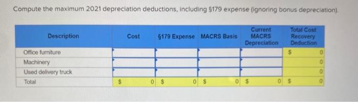 5, and Exhibit 10-10.) Note: Leave no answer blank. Enter zero if