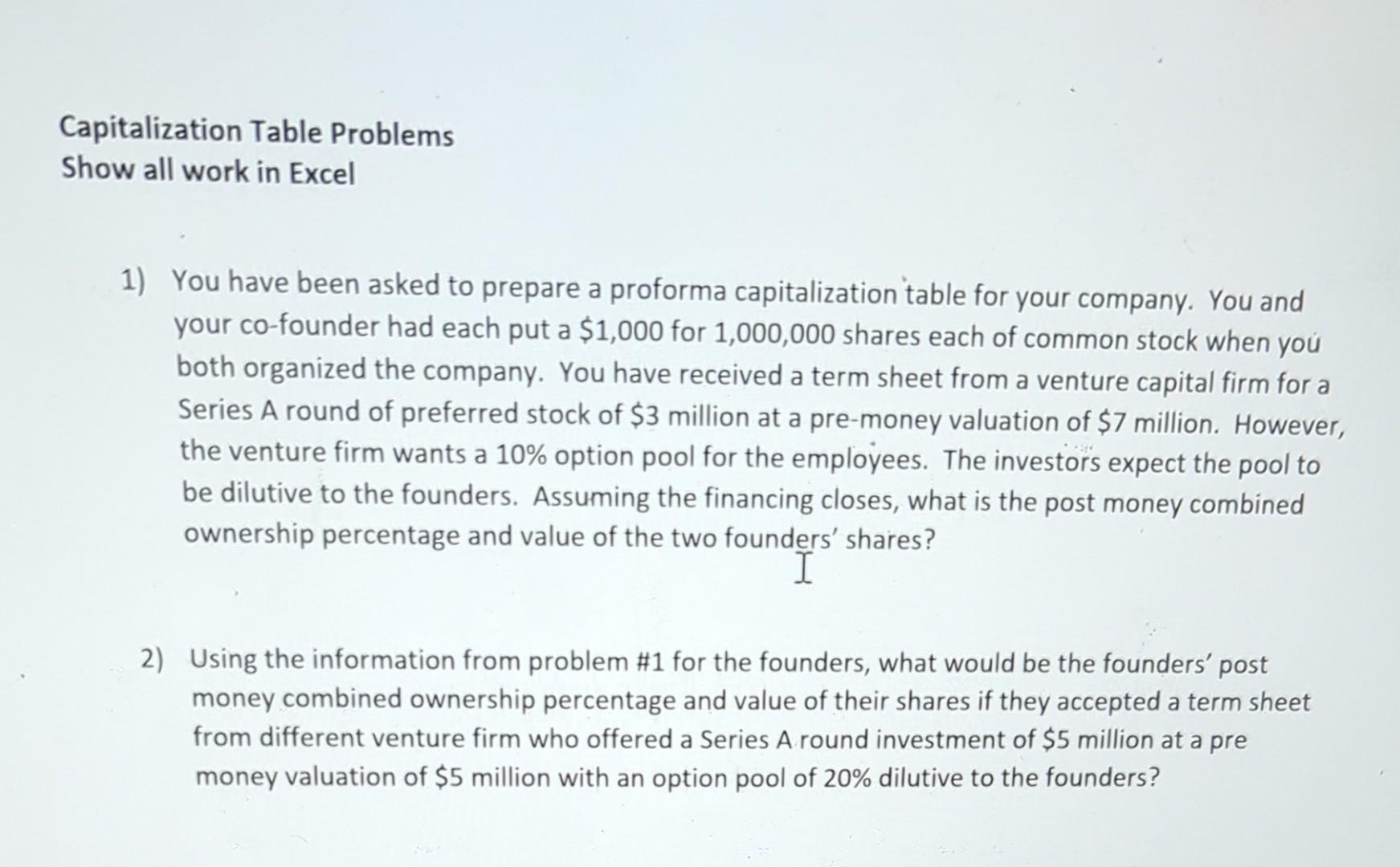  help with #2 1) You have been asked to prepare a