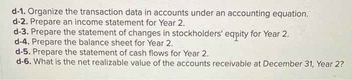 why, thanks Leach Inc. experienced the following events for the first two