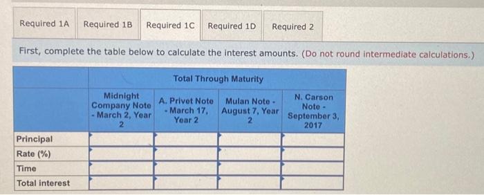 transactions. (Do not round intermediate calculations.) Journal entry worksheet Accepted a $11,000,60-day,