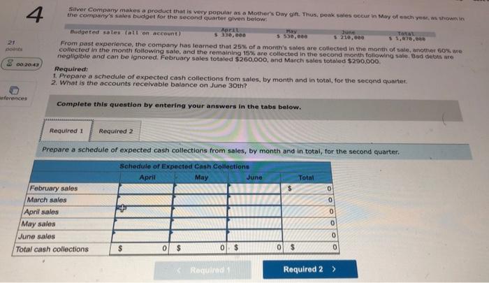 please answer this asap!! Silver Compary makes a product that is very