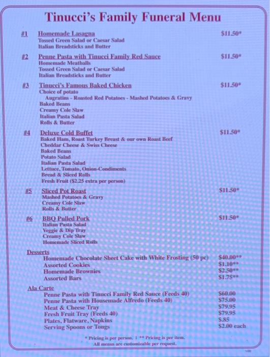 food is going to cost including sales tax. How quickly can the