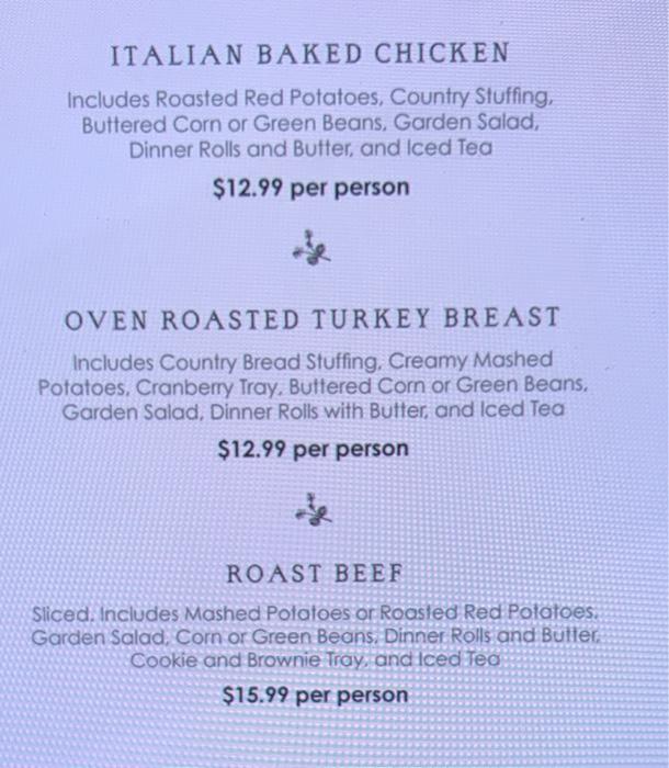 on the ditferent food options, the different restaurants, and the number of