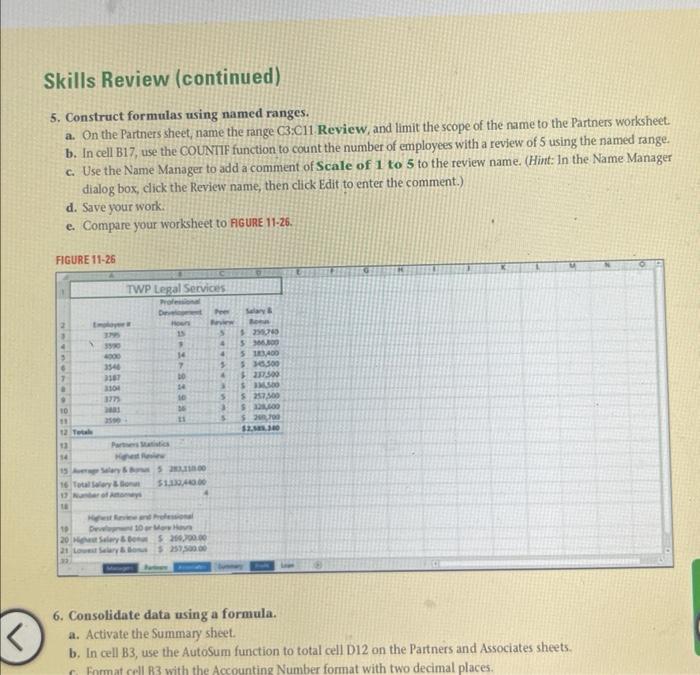 function to avetage the salaries and bonuses of those with a review