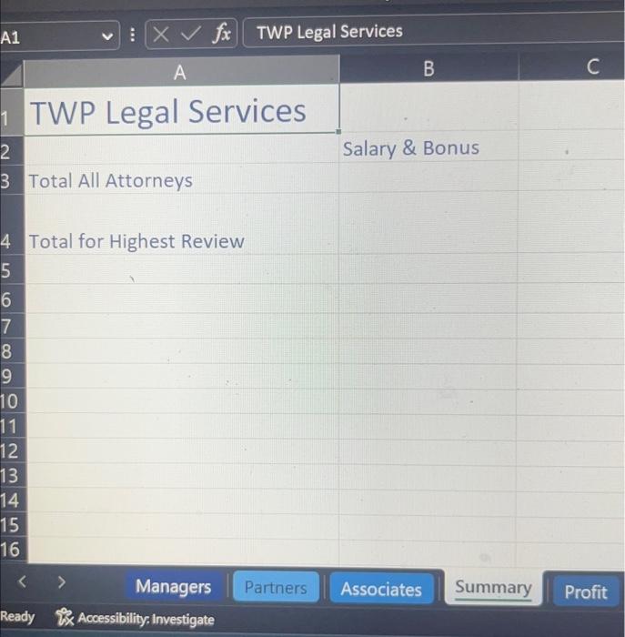 of 5 . c. In cell B16, use the SUMIF function to