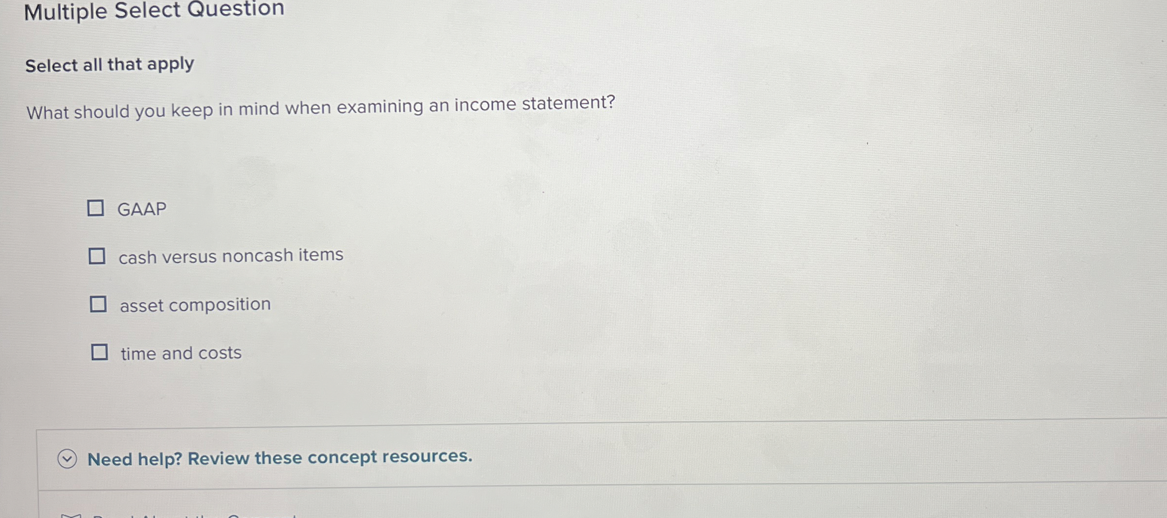  Multiple Select Question Select all that apply What should you keep