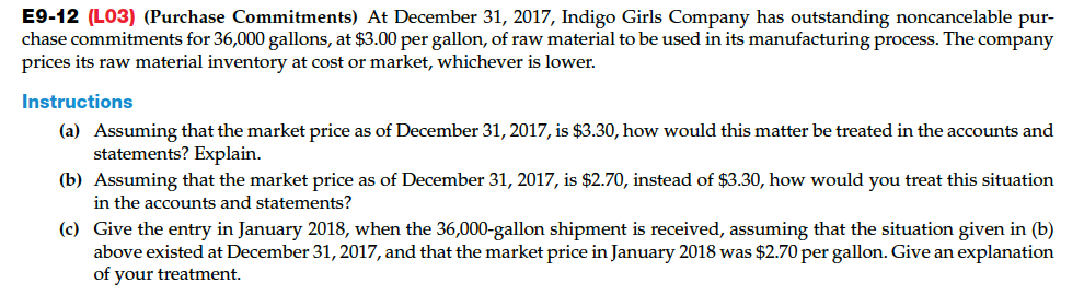 please anser these 3 (digitally if possible) , thanks! E9-12 (LO3) (Purchase