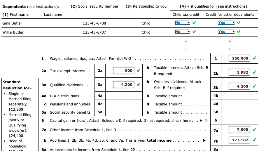 40701. Dan's Social Security number is 111-11-1112, and Freida's is 123-45-6780. Dan